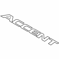 Hyundai Emblem - 863111R100